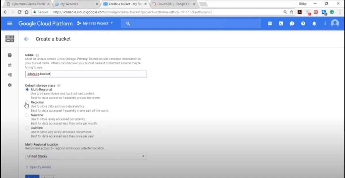 Interface Google Cloud Storage: image, ergonomie, alternatives Interface Google Cloud Storage: image, ergonomie, alternatives