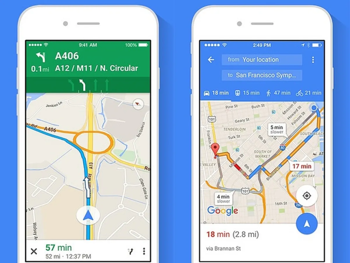 Interface Google Maps: image, ergonomie, alternatives Interface Google Maps: image, ergonomie, alternatives
