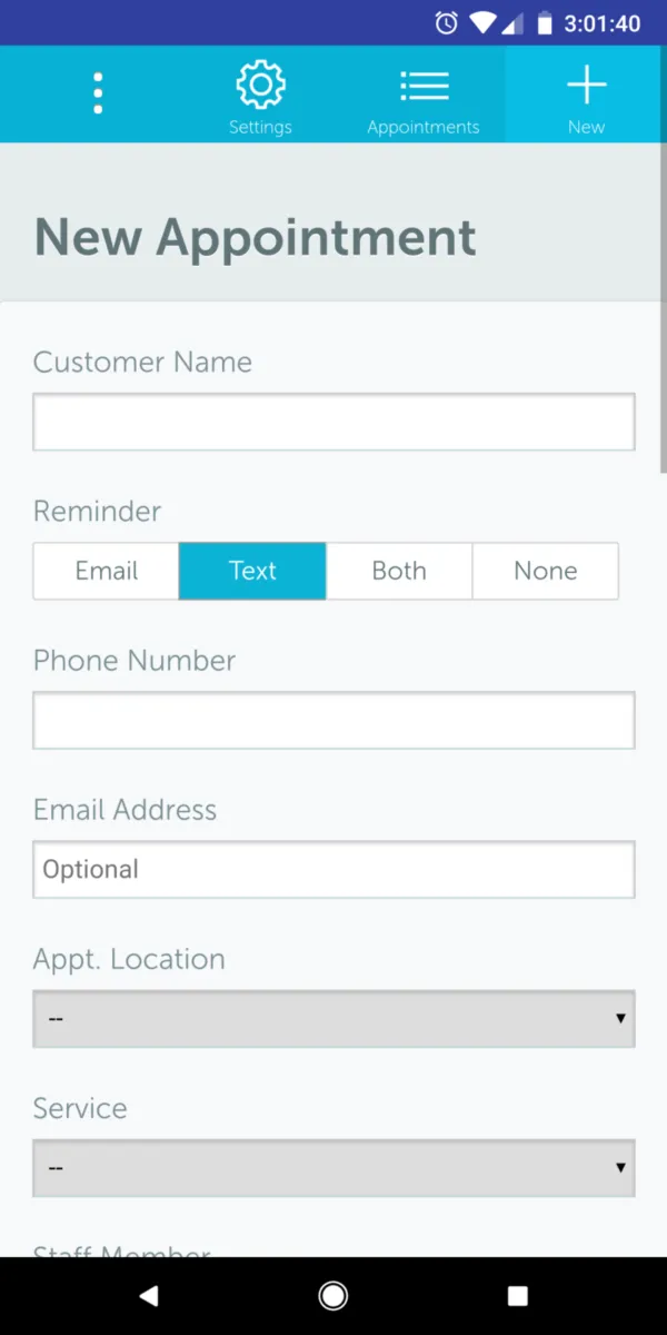 Interface GoReminders: fonctionnalités, prix, alternatives
