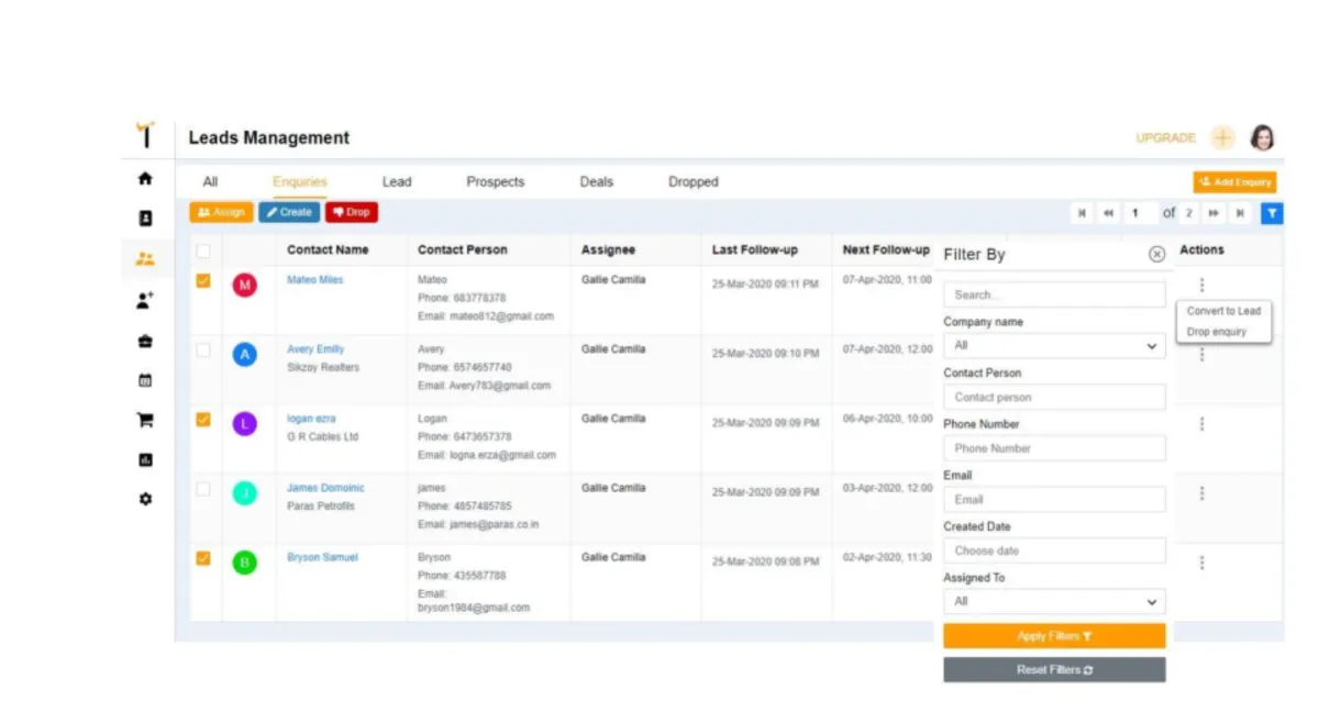 Notre avis sur GOT CRM : un logiciel CRM à découvrir