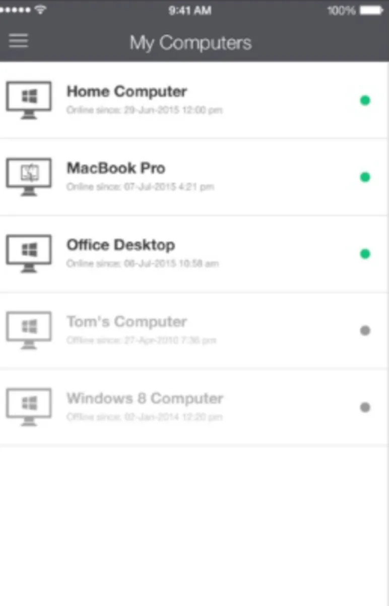 Interface GoToMyPC: fonctionnalités, prix, alternatives