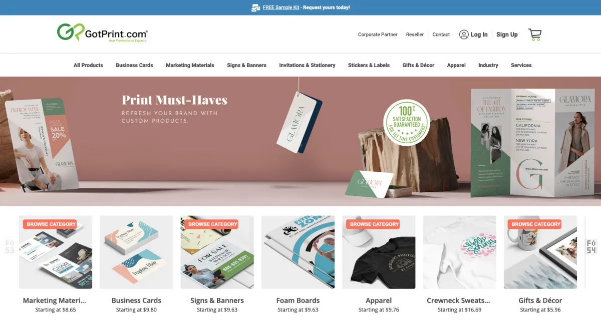 Interface GotPrint : image, ergonomie, alternatives
