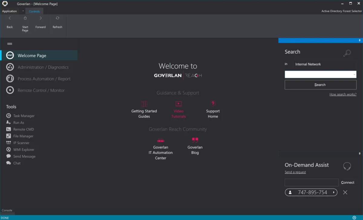 Notre avis sur Goverlan Reach : un logiciel de travail à distance (télétravail / remote work) à découvrir