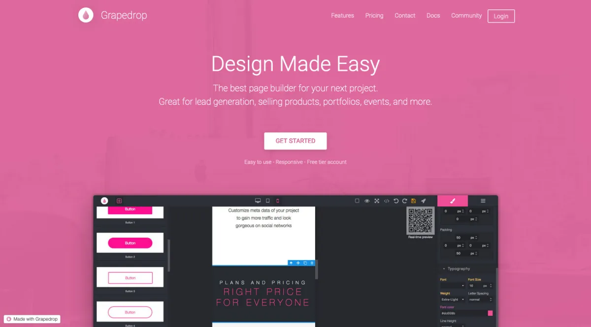 Interface Grapedrop : image, ergonomie, alternatives Interface Grapedrop : image, ergonomie, alternatives