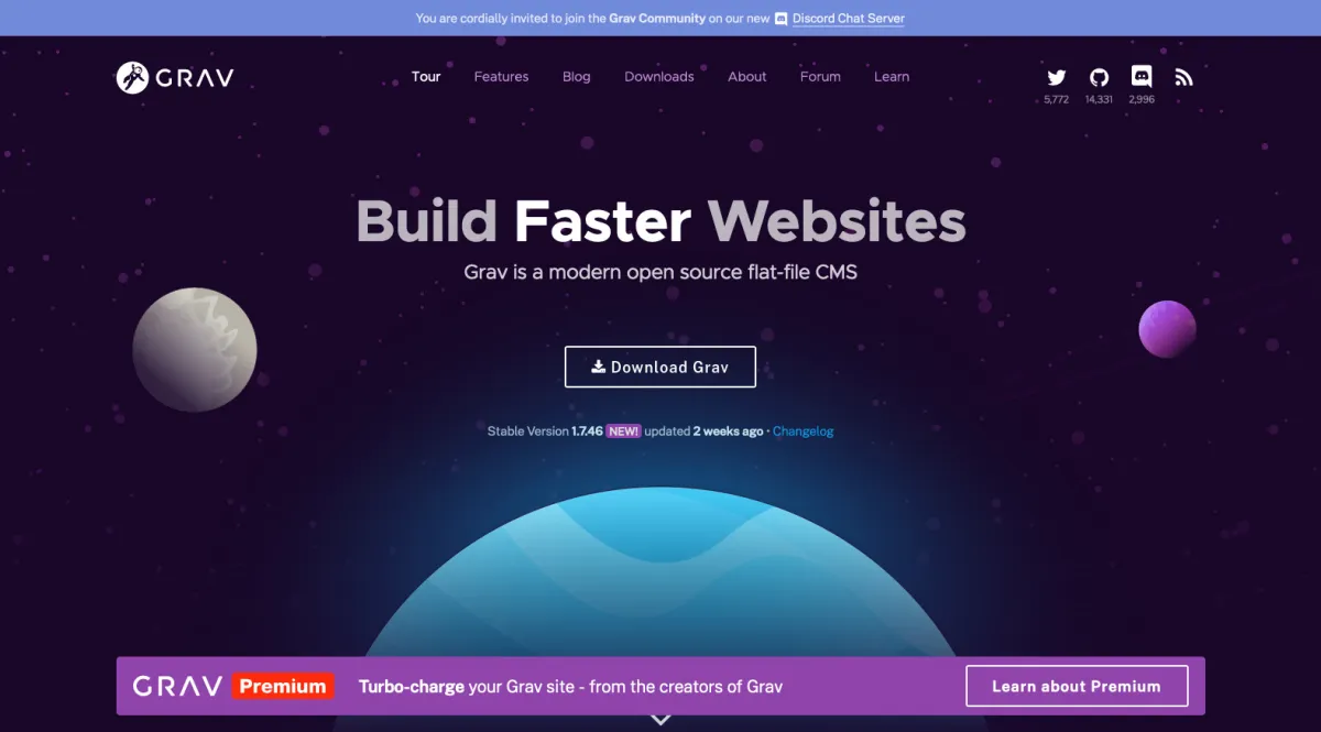 Interface Grav : image, ergonomie, alternatives