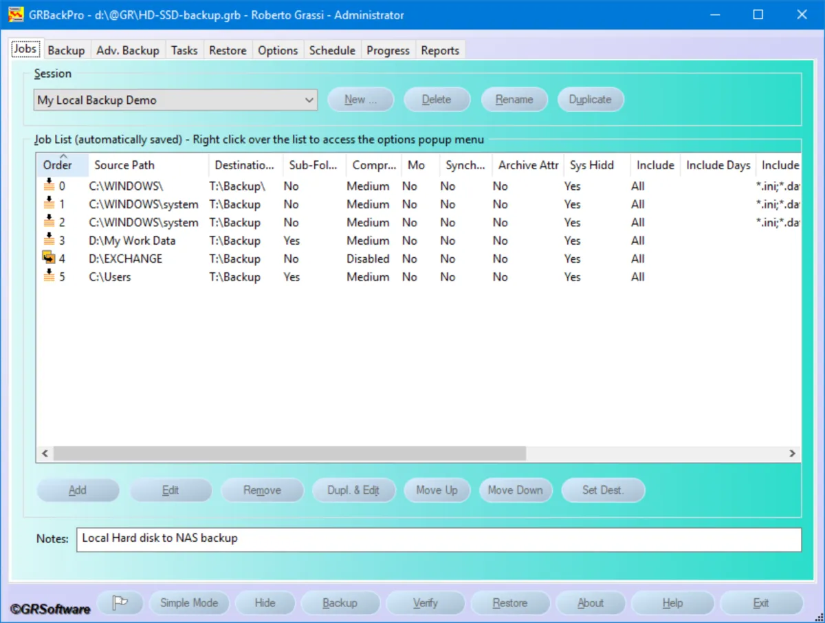 Interface GRBackPro: fonctionnalités, prix, alternatives