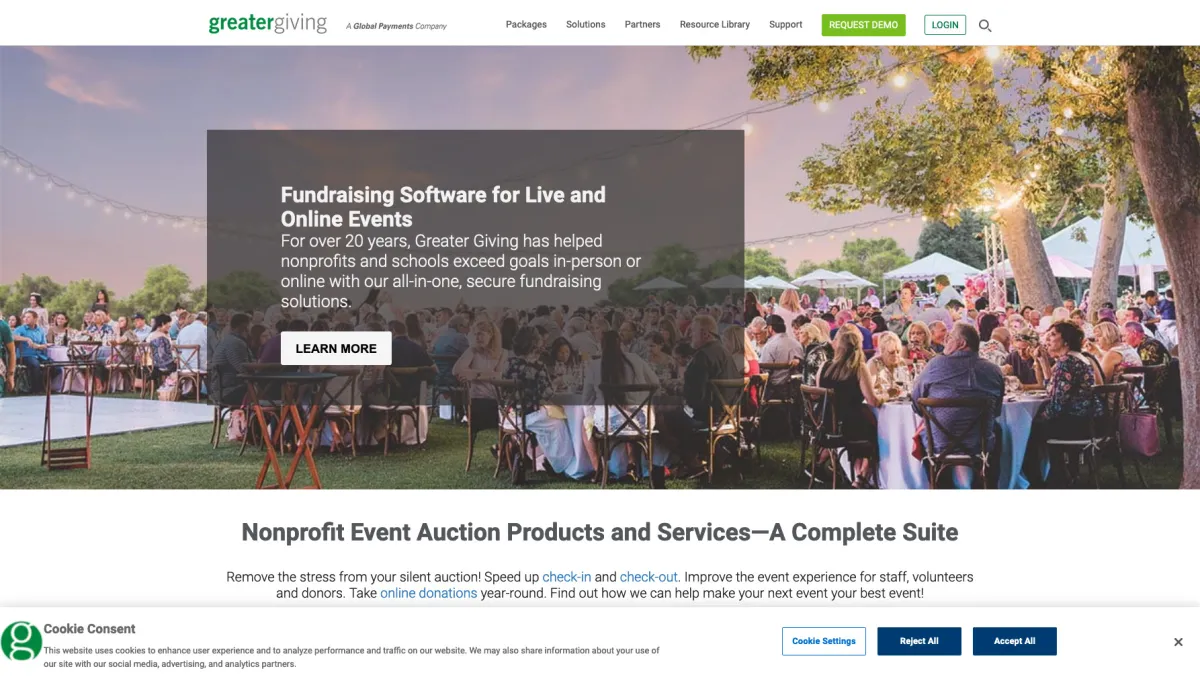 Interface Greater Giving : fonctionnalités, prix, alternatives