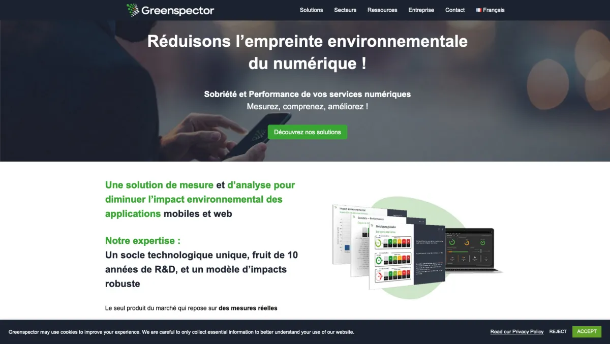Notre avis sur Greenspector : un logiciel web analytics (analyse web / performance / trafic) à découvrir