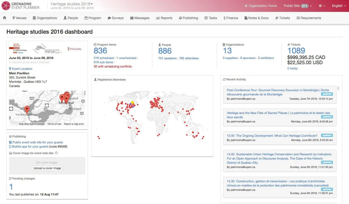 Notre avis sur Grenadine Event Planner : un logiciel de gestion d'événements à découvrir