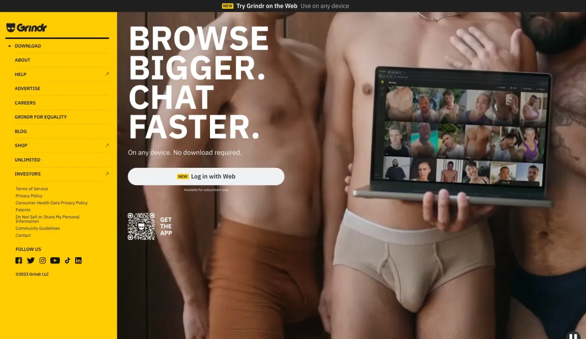 Interface Grindr : fonctionnalités, prix, alternatives