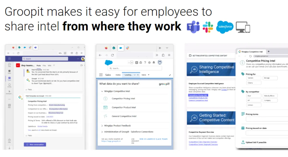 Interface Groopit: fonctionnalités, prix, alternatives