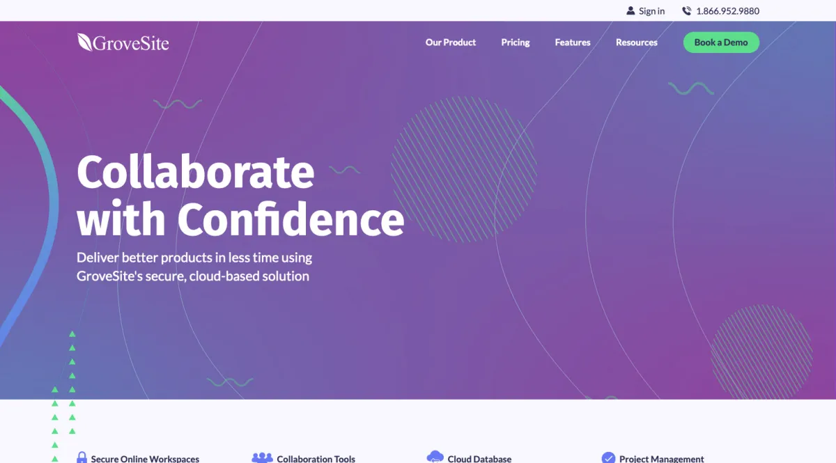 Interface GroveSite : fonctionnalités, prix, alternatives