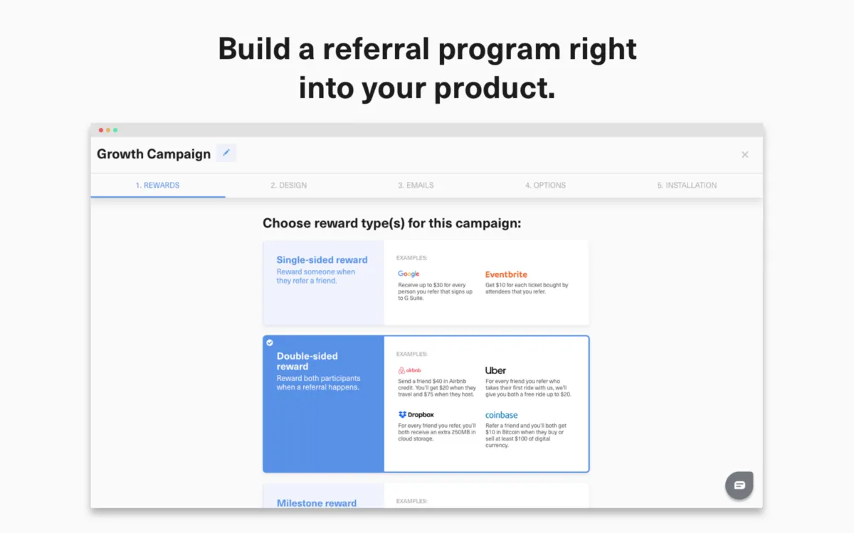 Interface GrowSurf: fonctionnalités, prix, alternatives