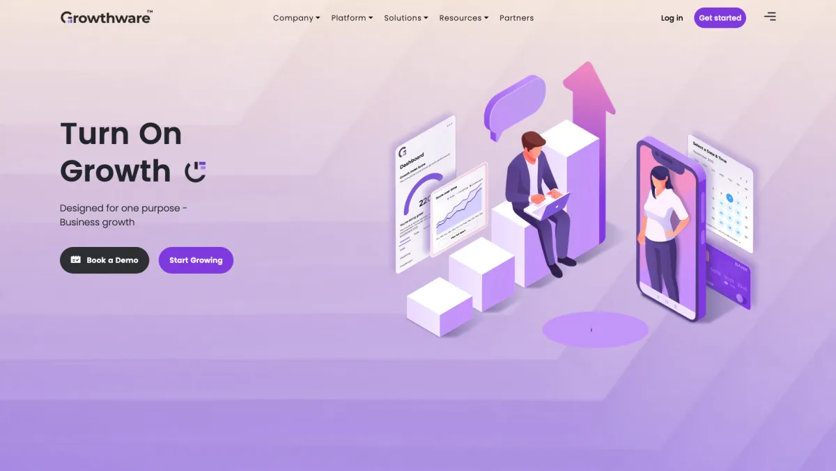 Interface Growthware : fonctionnalités, prix, alternatives