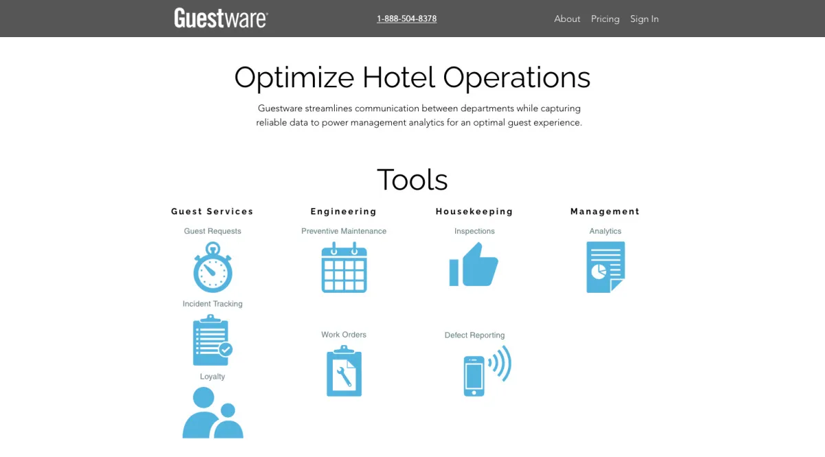 Notre avis sur Guestware : un logiciel de gestion hôtelière (PMS: property management system) à découvrir