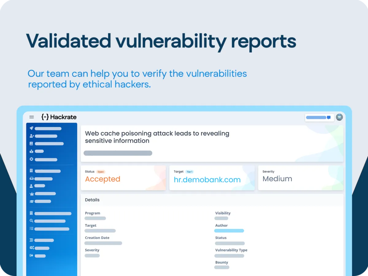 Interface Hackrate: fonctionnalités, prix, alternatives