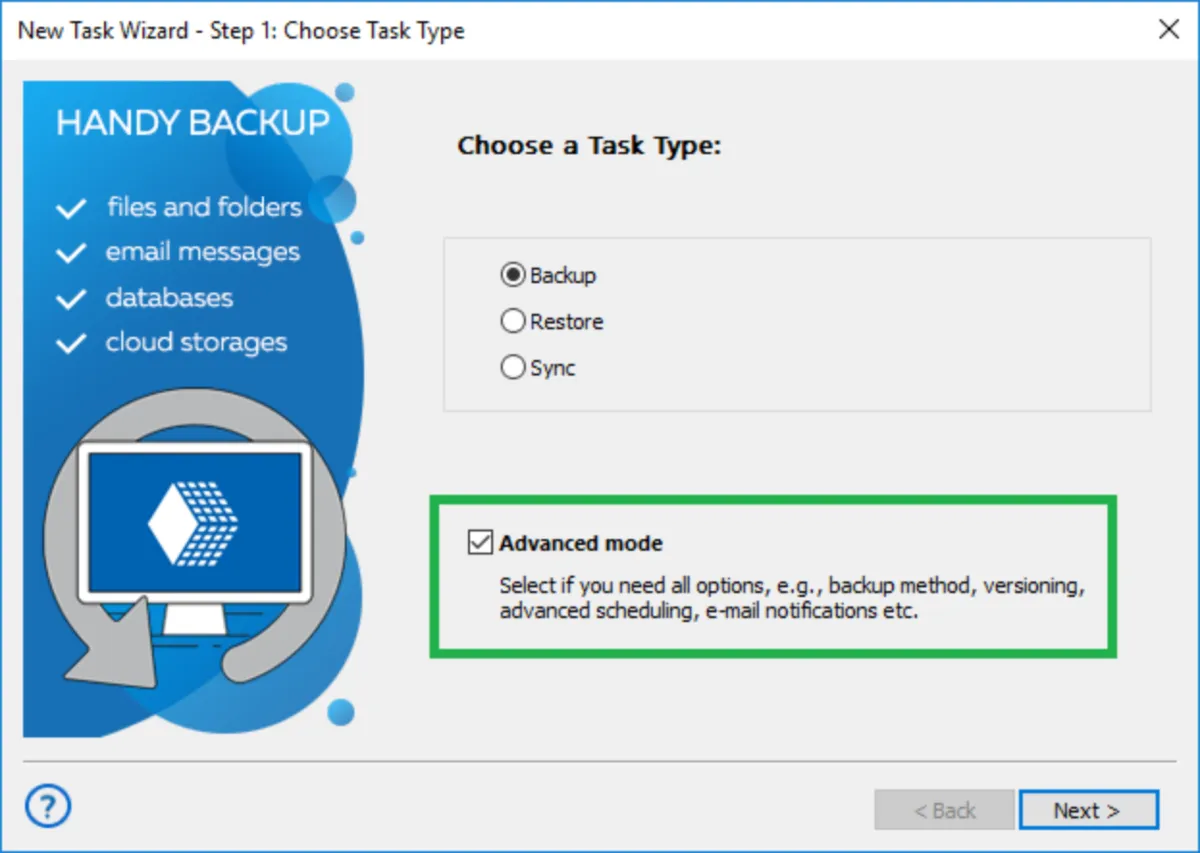 Notre avis sur Handy Backup : un logiciel de plan de continuité d'activité (PCA) à découvrir