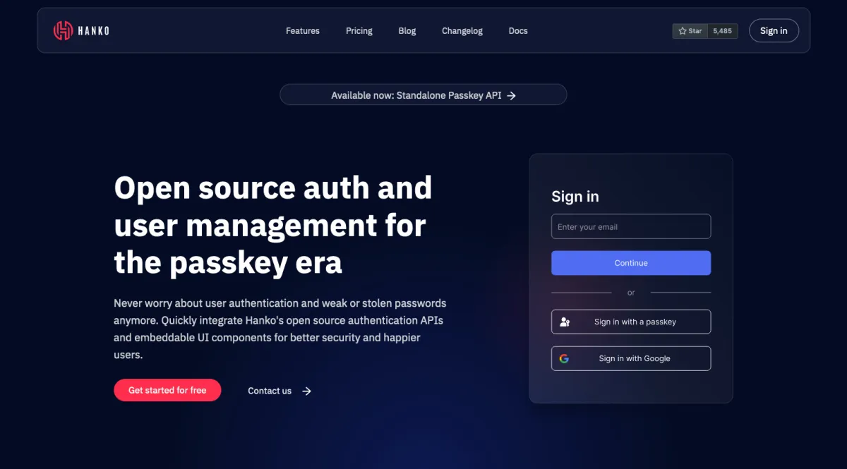 Interface Hanko : fonctionnalités, prix, alternatives