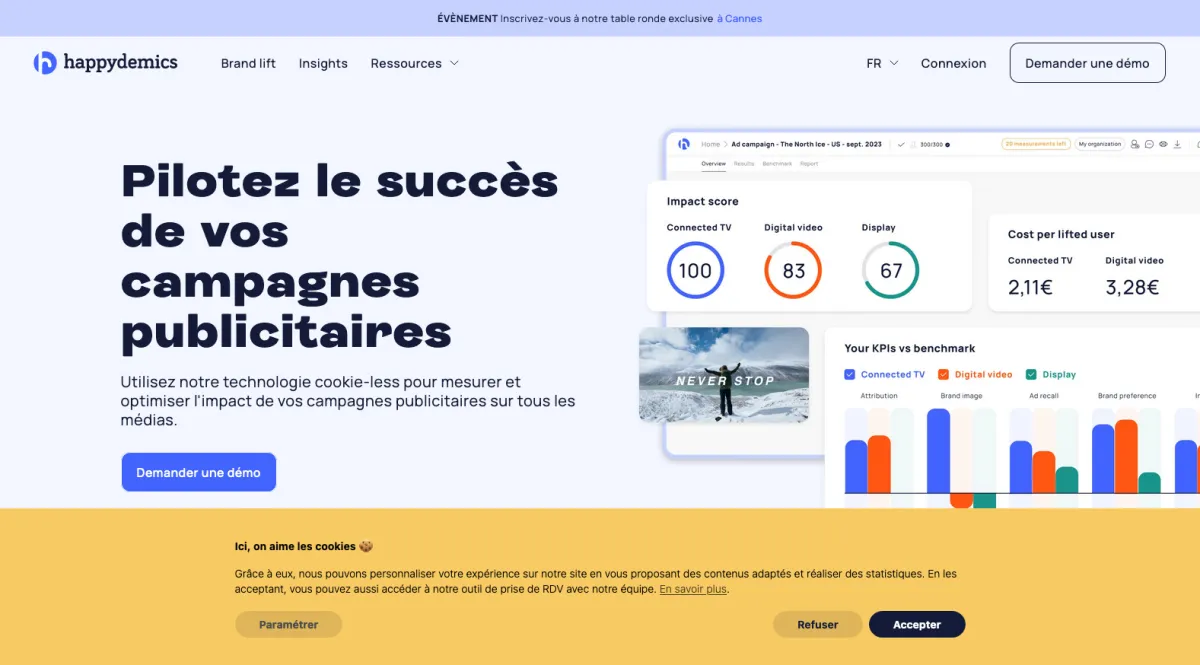 Interface Happydemics : fonctionnalités, prix, alternatives
