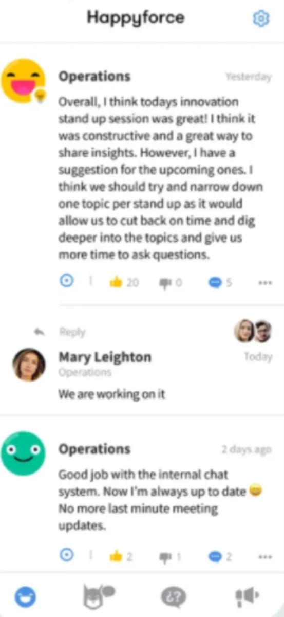 Interface Happyforce: fonctionnalités, prix, alternatives