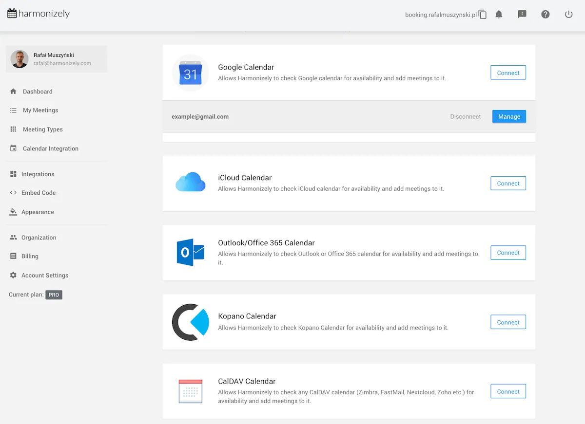 Interface Harmonizely: fonctionnalités, prix, alternatives Interface Harmonizely: fonctionnalités, prix, alternatives