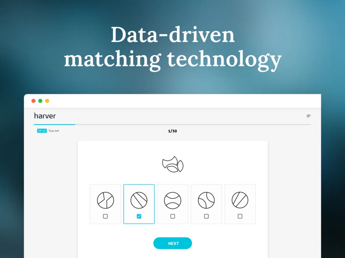 Interface Harver: image, ergonomie, alternatives