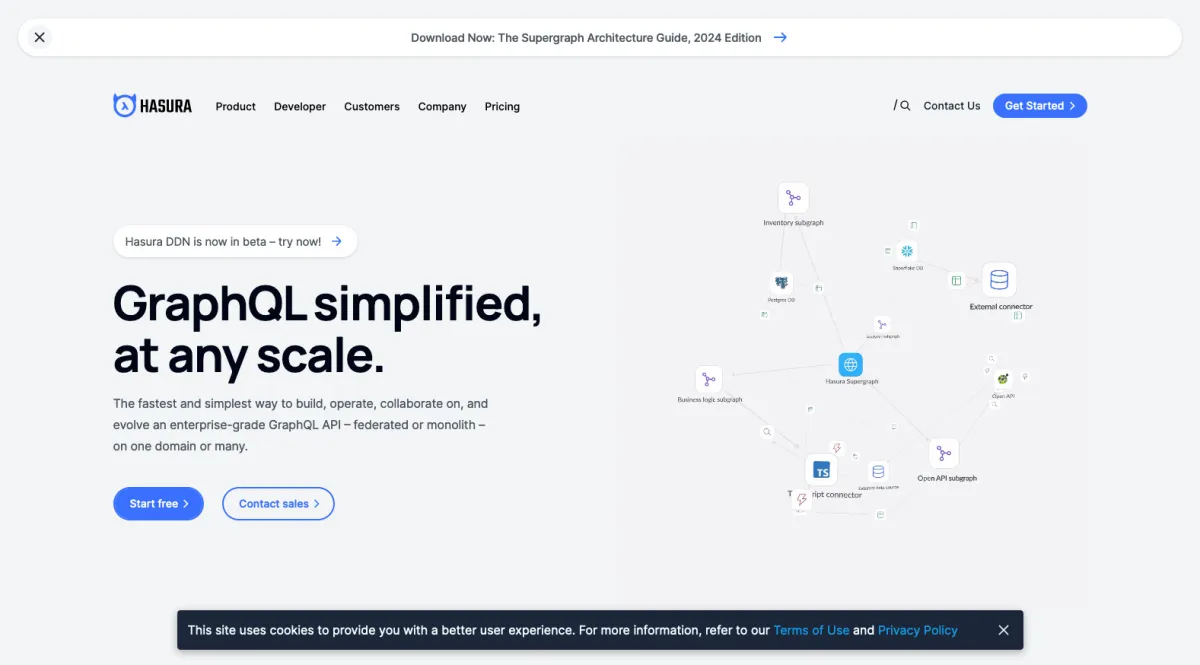 Interface Hasura Cloud : fonctionnalités, prix, alternatives