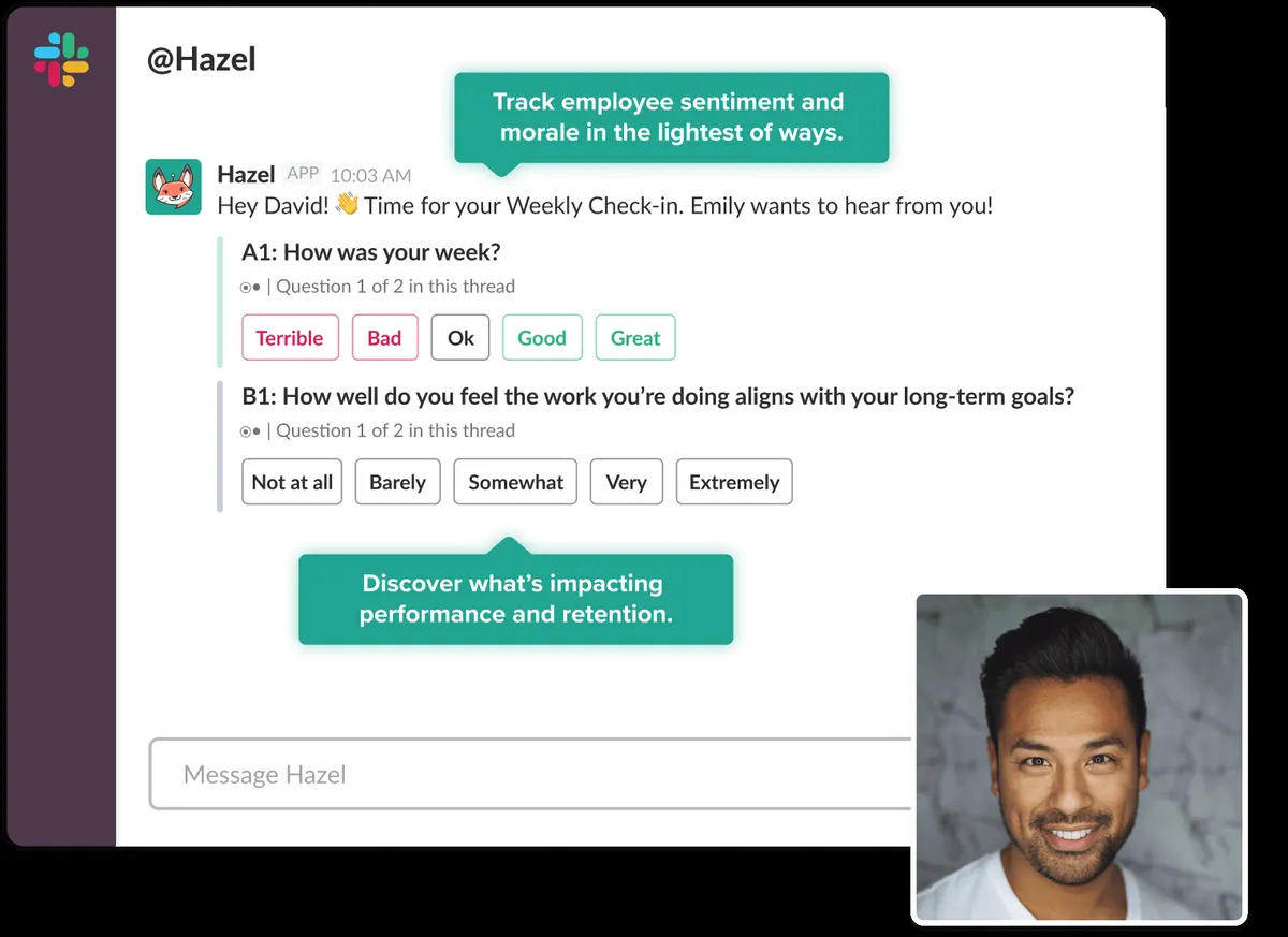 Notre avis sur Hazel : un logiciel d'engagement collaborateur (employee engagement) à découvrir
