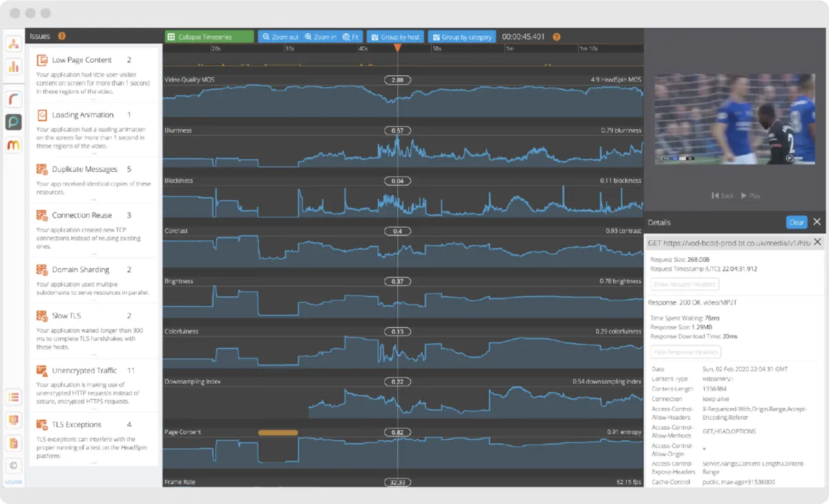 Interface HeadSpin: fonctionnalités, prix, alternatives Interface HeadSpin: fonctionnalités, prix, alternatives
