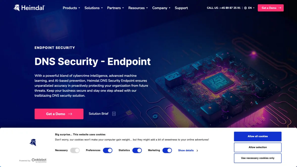 Interface Heimdal CORP : fonctionnalités, prix, alternatives
