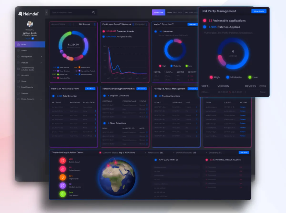 Interface Heimdal Patch & Asset Management: fonctionnalités, prix, alternatives Interface Heimdal Patch & Asset Management: fonctionnalités, prix, alternatives