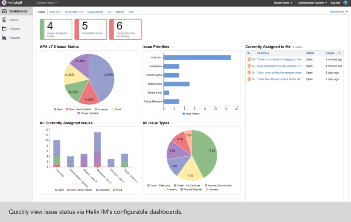 Notre avis sur Helix IM : un logiciel de suivi des problèmes à découvrir