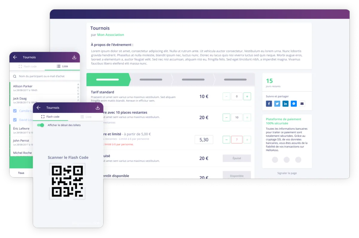 HelloAsso: avis sur le logiciel de gestion d'association et ONG: fonctionnalités, avantages, inconvénients et tarifs