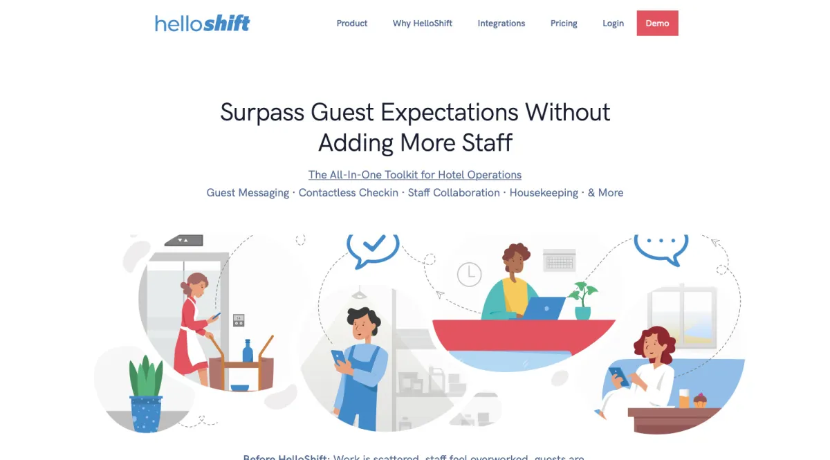 Interface HelloShift : fonctionnalités, prix, alternatives