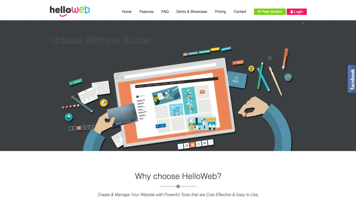 Interface HelloWeb : fonctionnalités, prix, alternatives