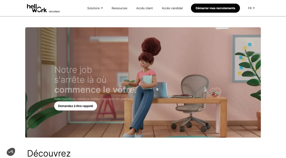 Interface HelloWork : fonctionnalités, prix, alternatives