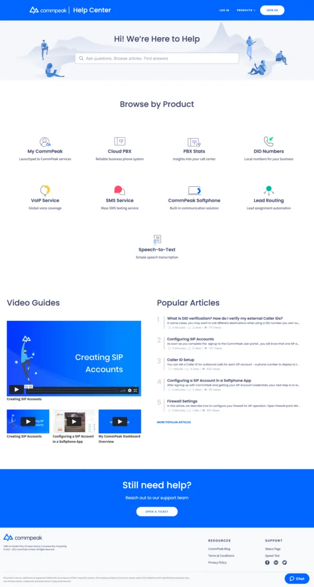 Interface Helpjuice: image, ergonomie, alternatives