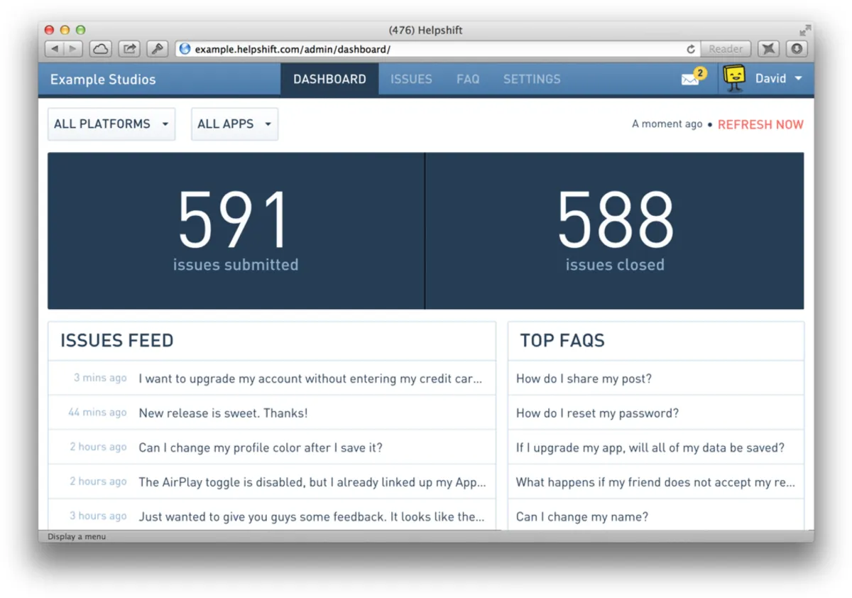 Interface Helpshift: fonctionnalités, prix, alternatives