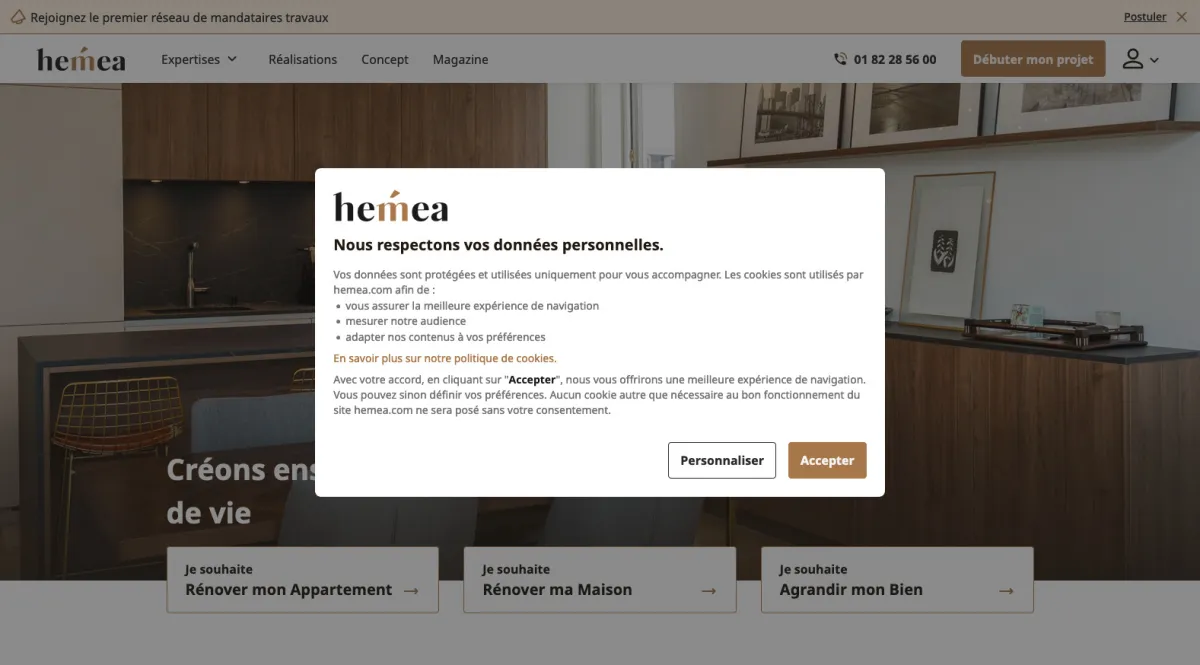 Interface hemea : image, ergonomie, alternatives