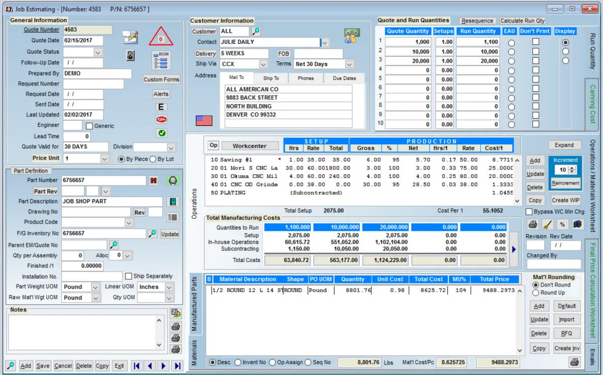 Notre avis sur Henning Visual EstiTrack ERP : un logiciel ERP à découvrir
