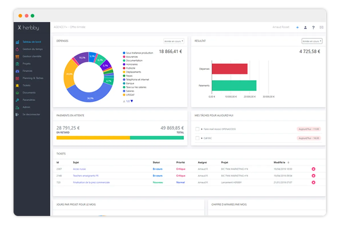 Notre avis sur Herbby : un logiciel de gestion d'entreprise à découvrir