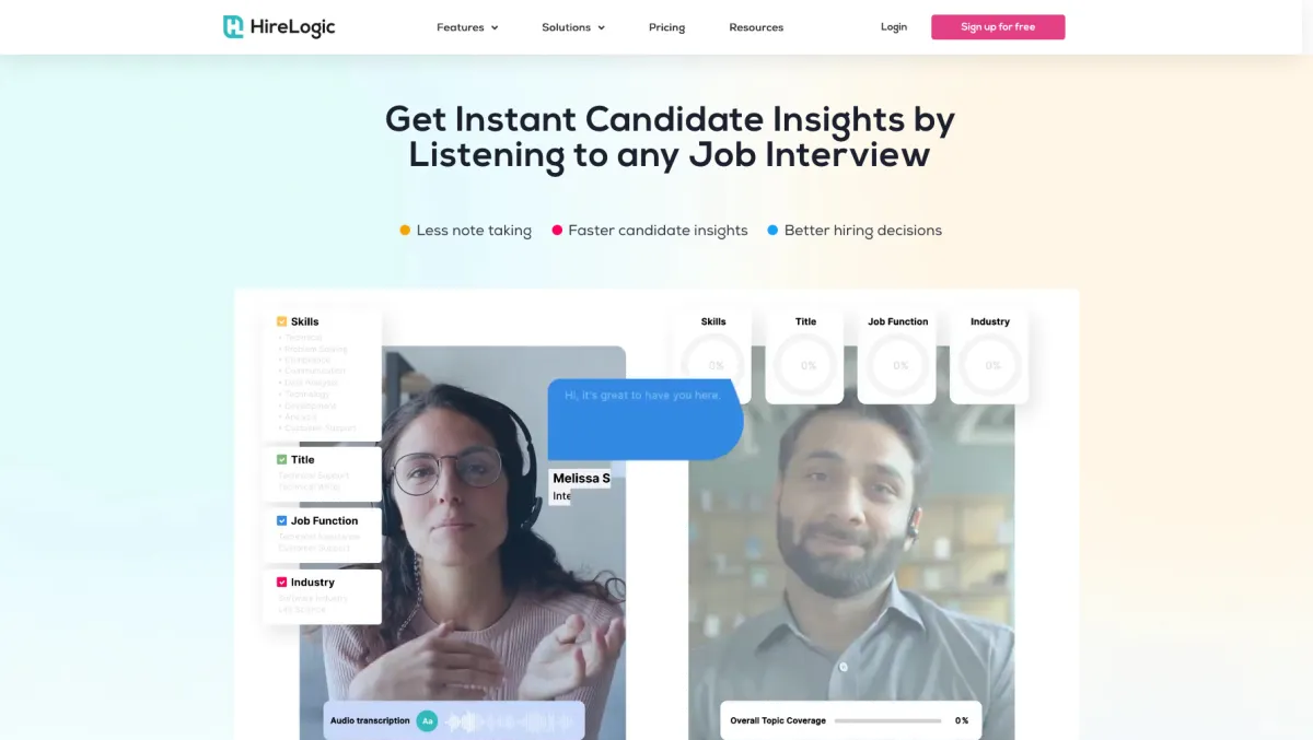 Interface HireLogic : fonctionnalités, prix, alternatives Interface HireLogic : fonctionnalités, prix, alternatives