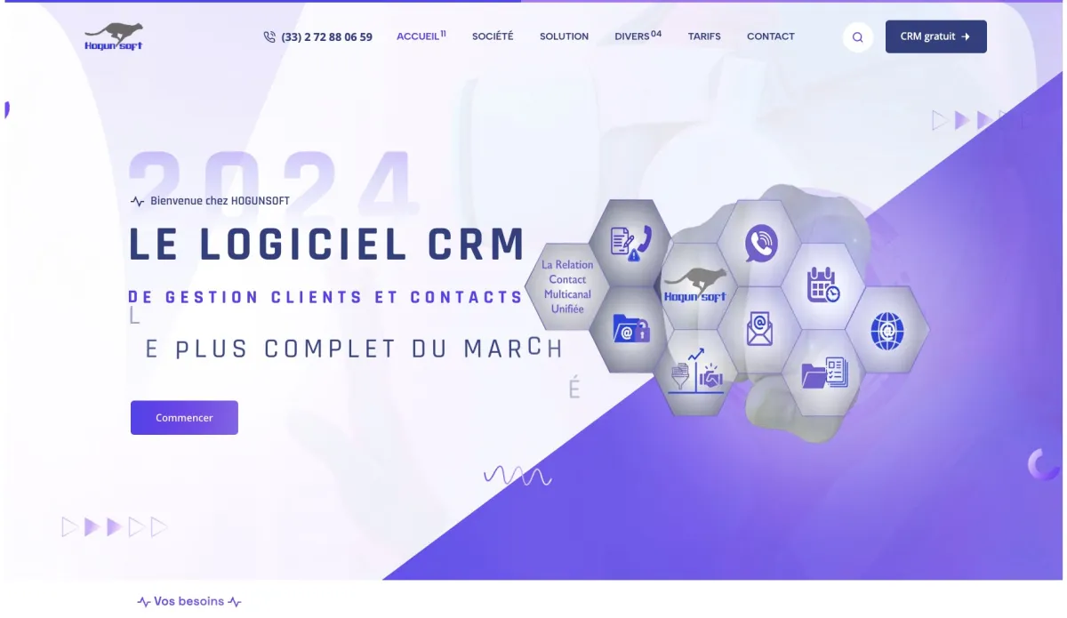 Interface hogunsoft : fonctionnalités, prix, alternatives