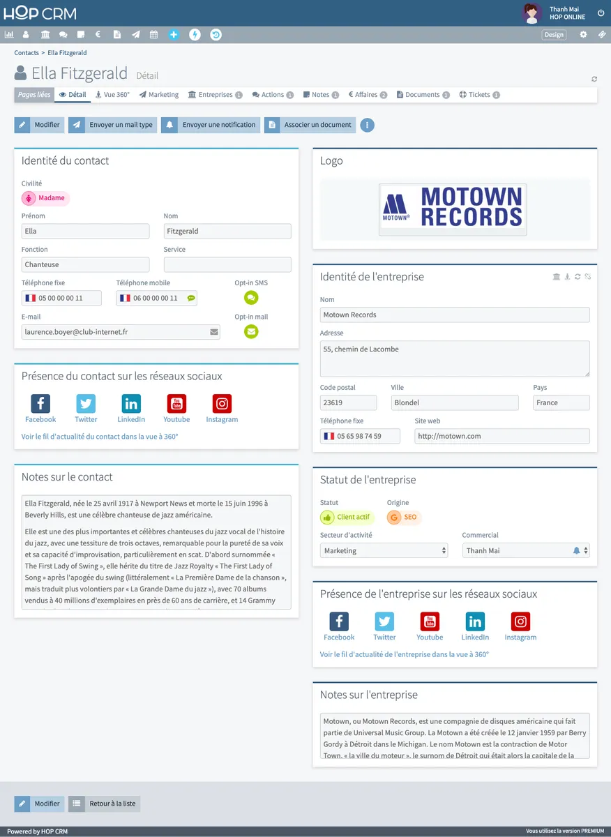 Notre avis sur Hop CRM : un logiciel CRM à découvrir