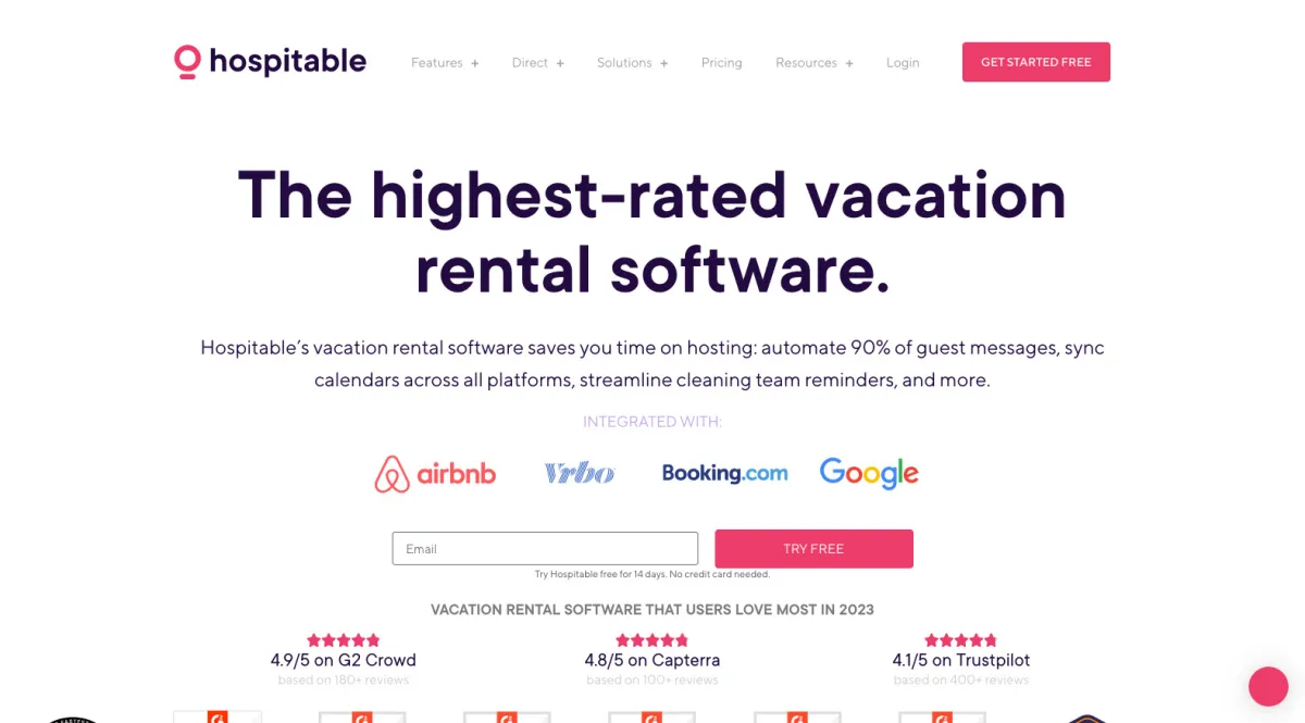 Notre avis sur Hospitable : un logiciel de gestion hôtelière (PMS: property management system) à découvrir
