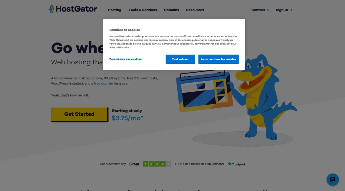 Interface HostGator : image, ergonomie, alternatives Interface HostGator : image, ergonomie, alternatives
