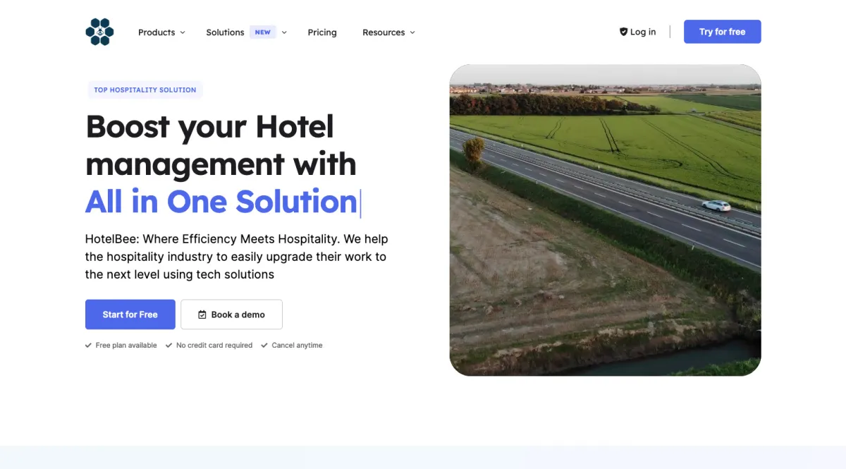 Interface HotelBee : fonctionnalités, prix, alternatives