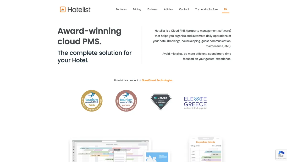 Interface Hotelist : fonctionnalités, prix, alternatives
