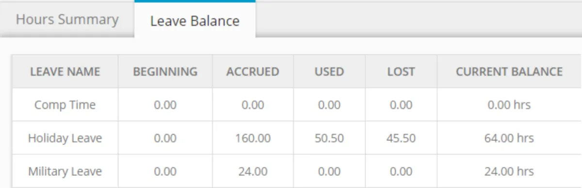 Interface Hour Timesheet: image, ergonomie, alternatives