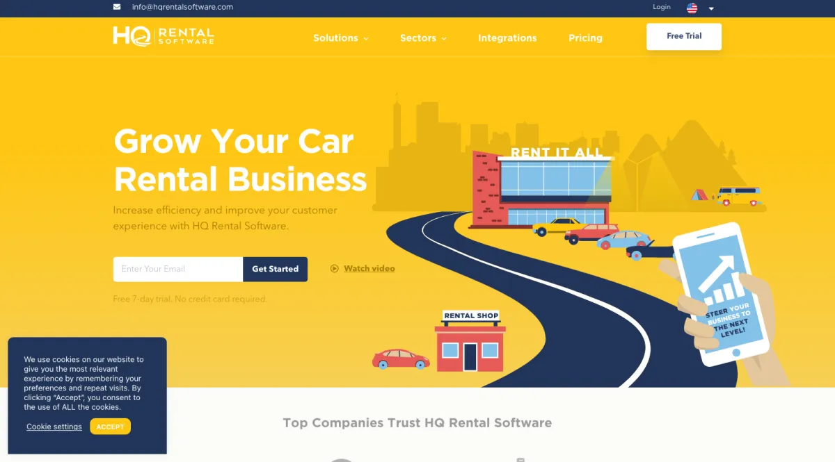 Interface HQ Rental : fonctionnalités, prix, alternatives
